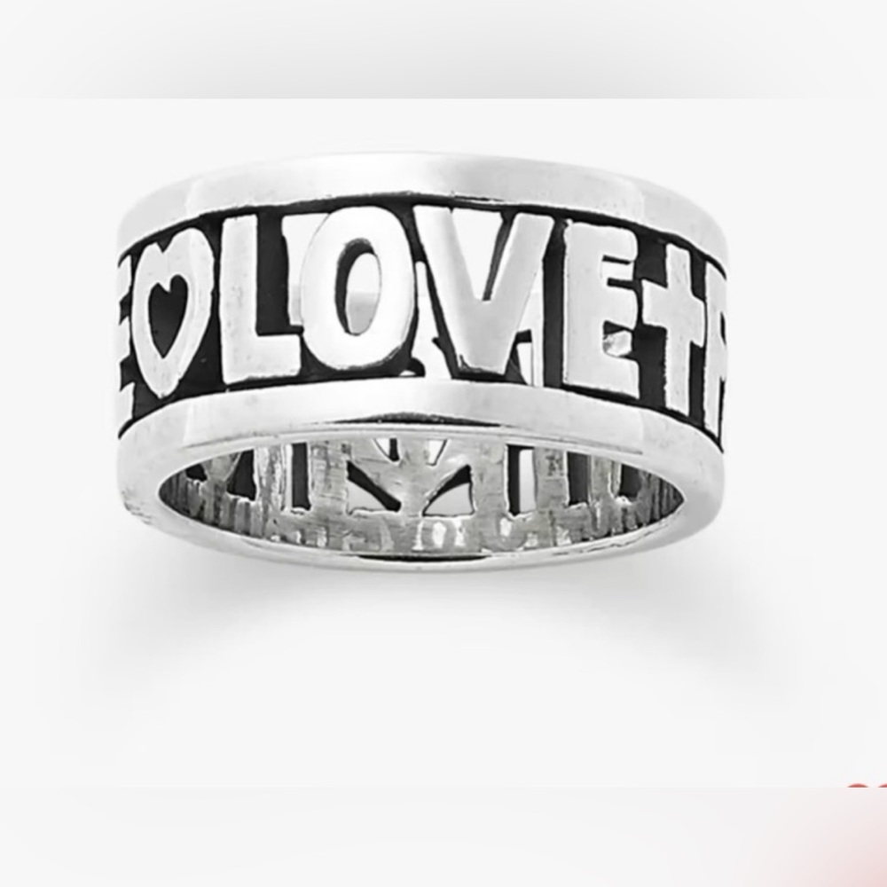 James Avery “Faith, hope, love” ring